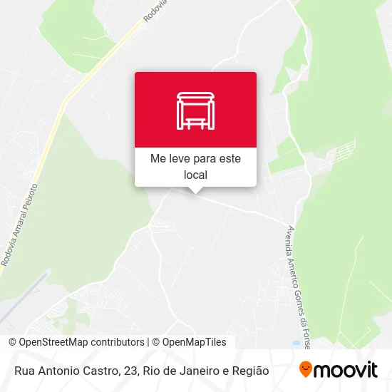 Rua Antonio Castro, 23 mapa