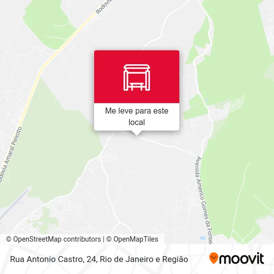 Rua Antonio Castro, 24 mapa