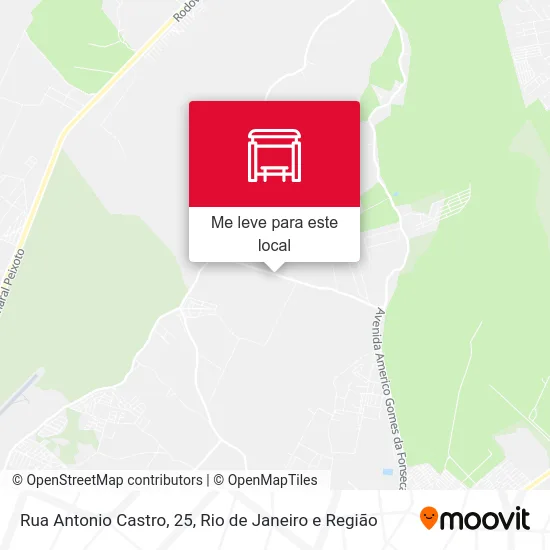 Rua Antonio Castro, 25 mapa