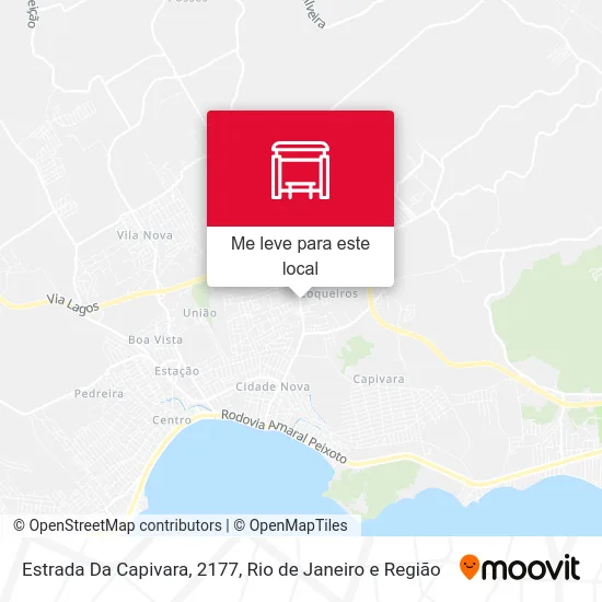 Estrada Da Capivara, 2177 mapa