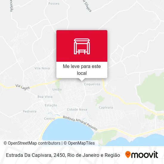 Estrada Da Capivara, 2450 mapa