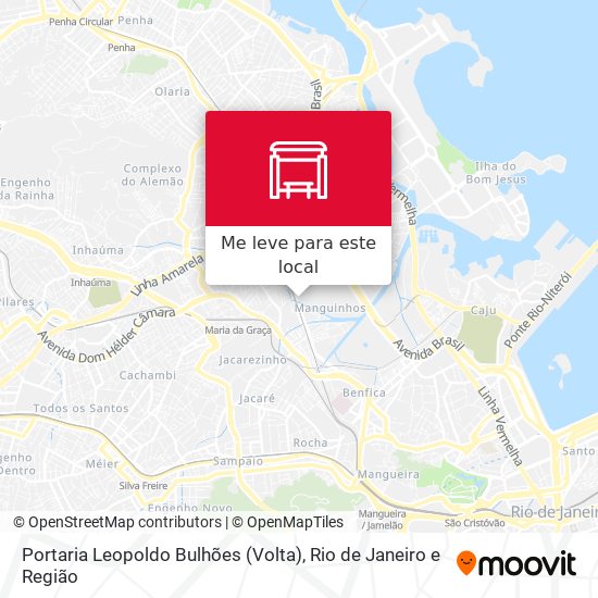 Portaria Leopoldo Bulhões (Volta) mapa