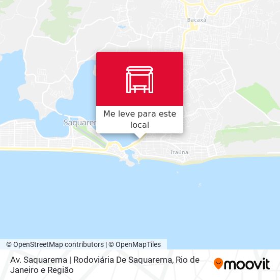 Av. Saquarema | Rodoviária De Saquarema mapa
