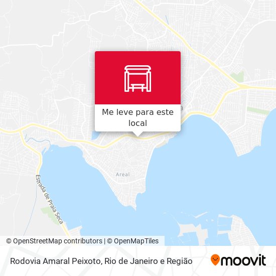 Rodovia Amaral Peixoto mapa