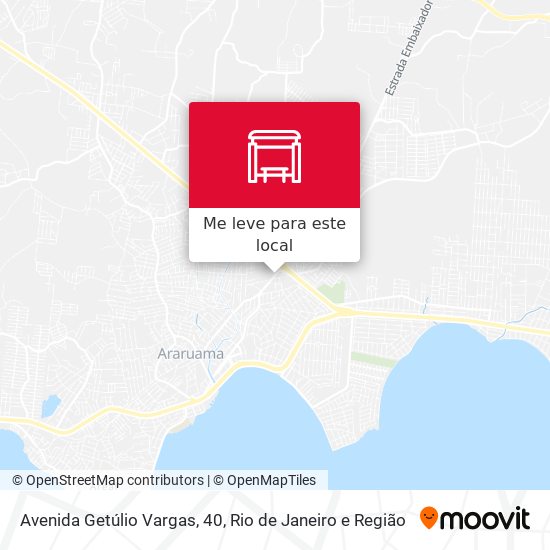 Avenida Getúlio Vargas, 40 mapa