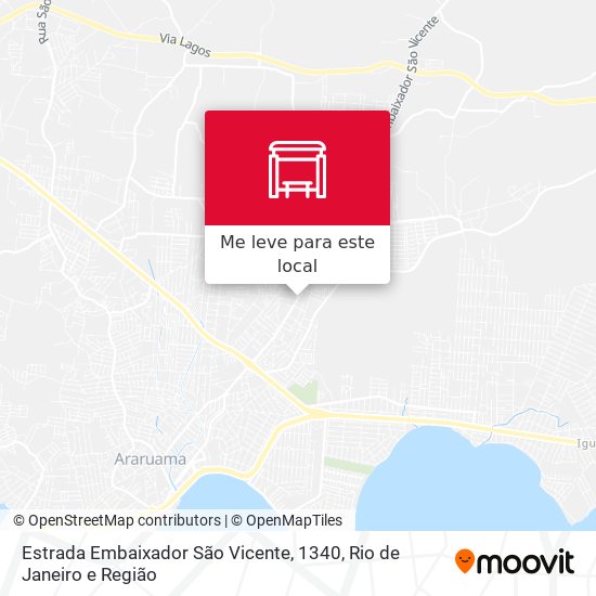 Estrada Embaixador São Vicente, 1340 mapa
