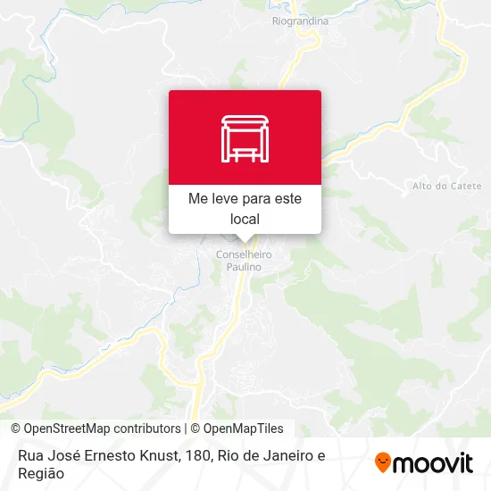 Rua José Ernesto Knust, 180 mapa