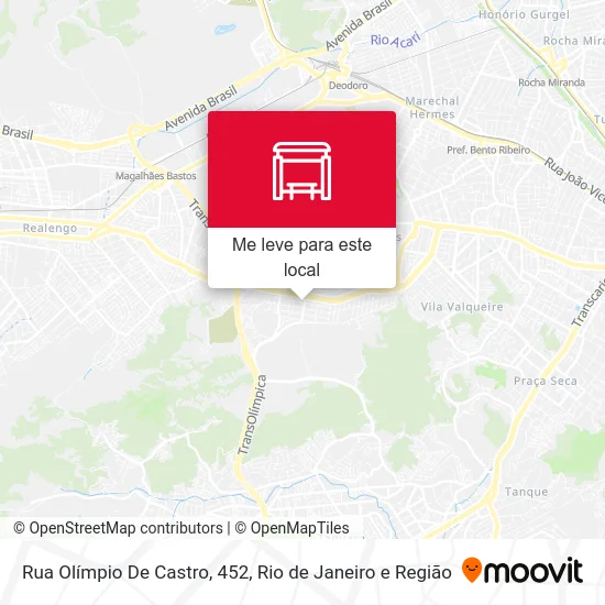 Rua Olímpio De Castro, 452 mapa