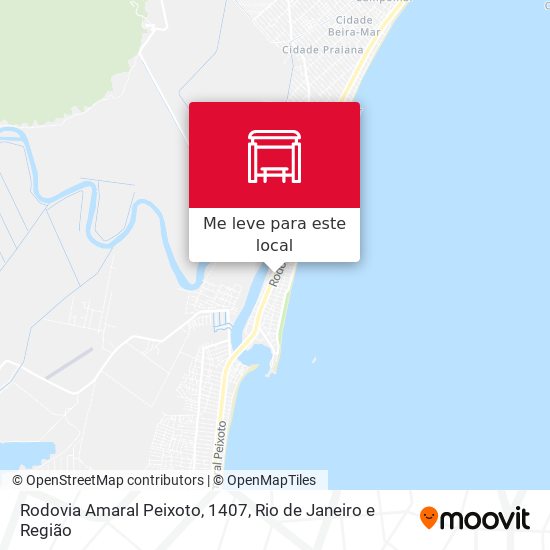 Rodovia Amaral Peixoto, 1407 mapa