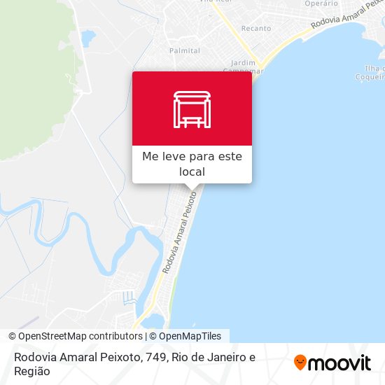Rodovia Amaral Peixoto, 749 mapa
