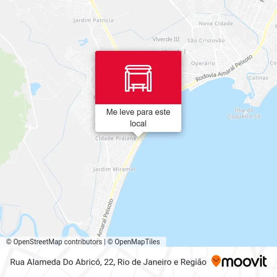 Rua Alameda Do Abricó, 22 mapa