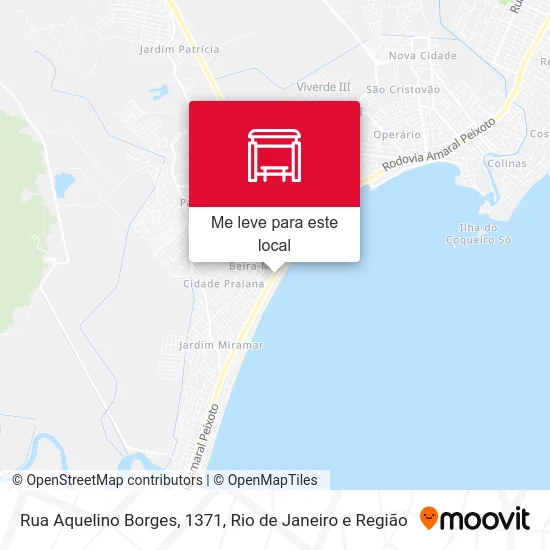 Rua Aquelino Borges, 1371 mapa