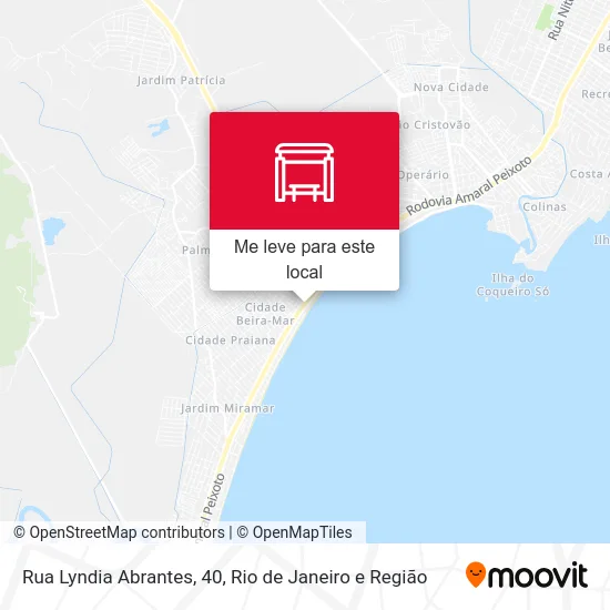 Rua Lyndia Abrantes, 40 mapa