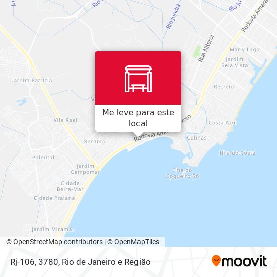 Rj-106, 3780 mapa