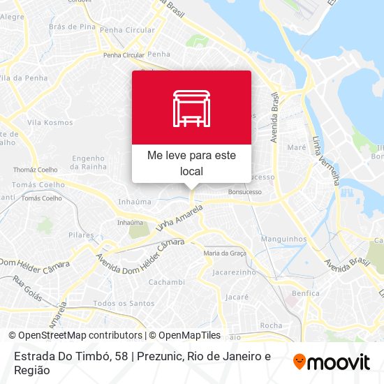 Estrada Do Timbó, 58 | Prezunic mapa