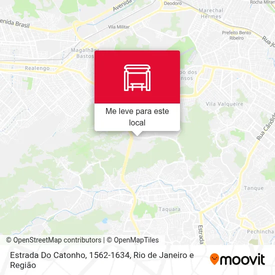 Estrada Do Catonho, 1562-1634 mapa