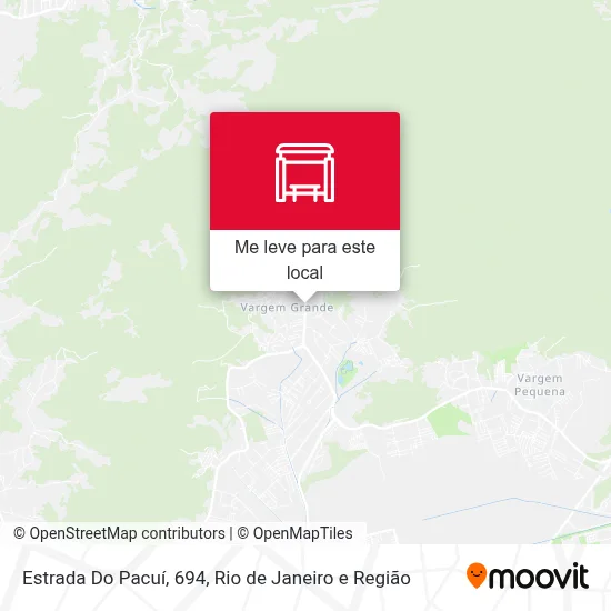 Estrada Do Pacuí, 694 mapa