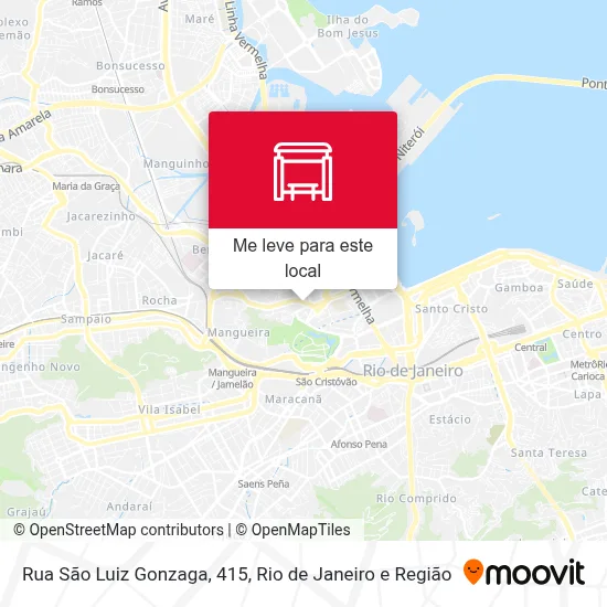 Rua São Luiz Gonzaga, 415 mapa