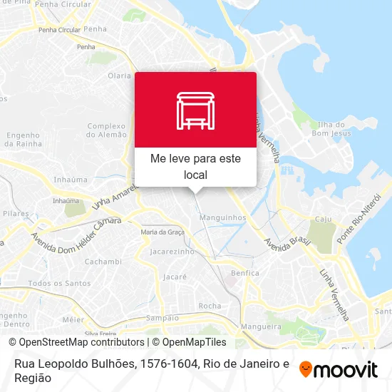 Rua Leopoldo Bulhões, 1576-1604 mapa