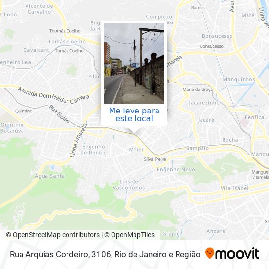 Rua Arquias Cordeiro, 3106 mapa