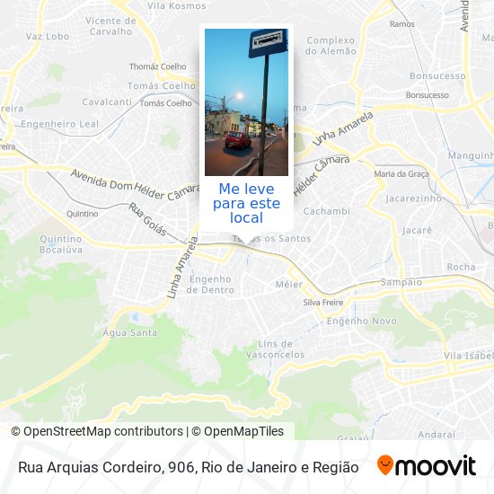 Rua Arquias Cordeiro, 906 mapa
