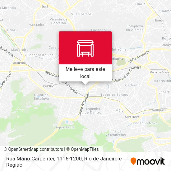 Rua Mário Carpenter, 1116-1200 mapa