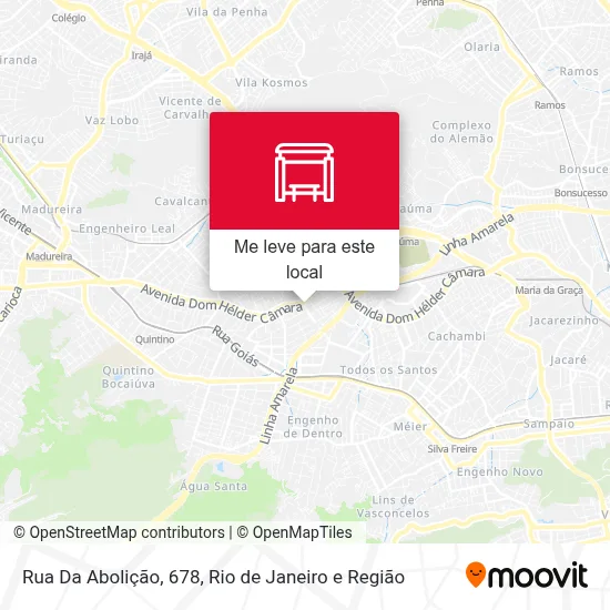 Rua Da Abolição, 678 mapa