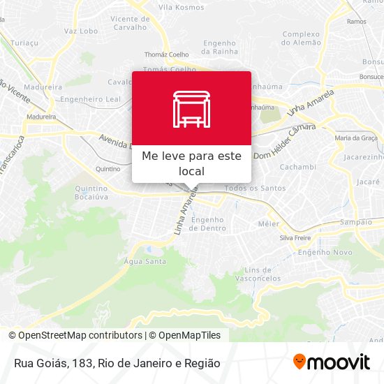 Rua Goiás, 183 mapa
