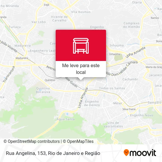 Rua Angelina, 153 mapa