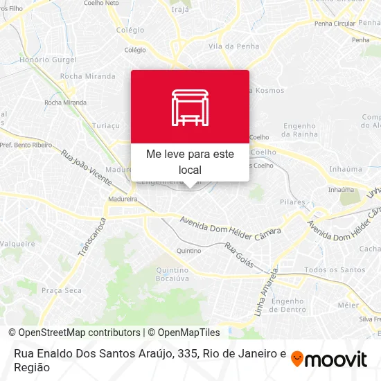 Rua Enaldo Dos Santos Araújo, 335 mapa