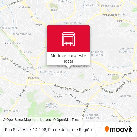 Rua Silva Vale, 14-108 mapa
