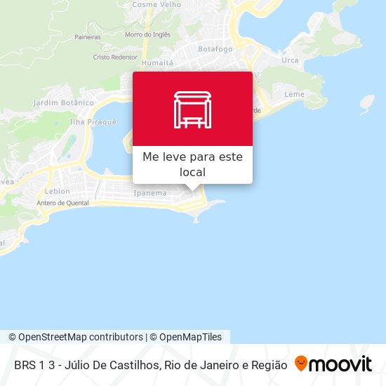 BRS 1 3 - Júlio De Castilhos mapa