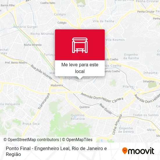 Ponto Final - Engenheiro Leal mapa
