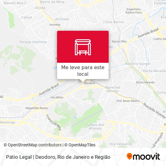 Pátio Legal | Deodoro mapa