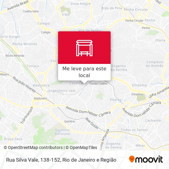 Rua Silva Vale, 138-152 mapa