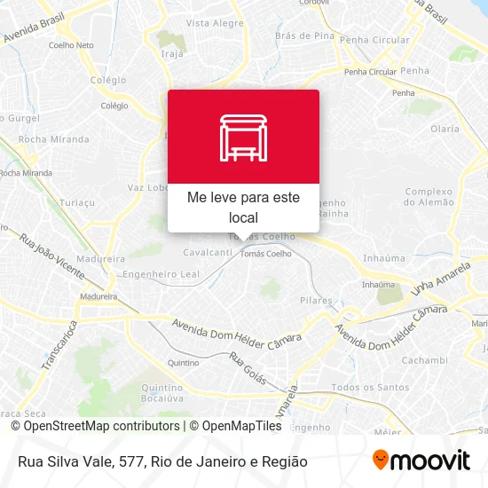 Rua Silva Vale, 577 mapa