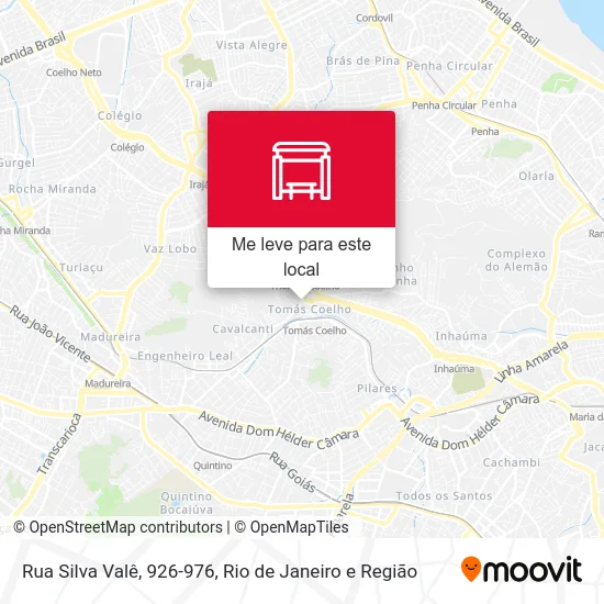 Rua Silva Valê, 926-976 mapa