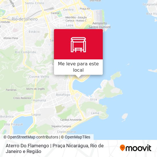 Aterro Do Flamengo | Praça Nicarágua mapa