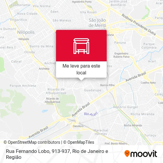 Rua Fernando Lobo, 913-937 mapa