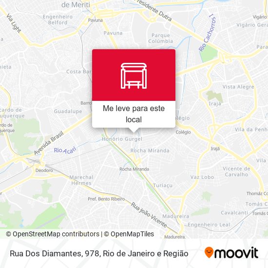 Rua Dos Diamantes, 978 mapa