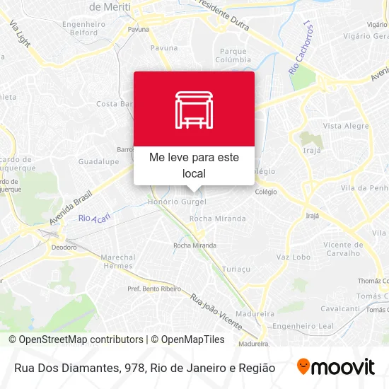 Rua Dos Diamantes, 978 mapa