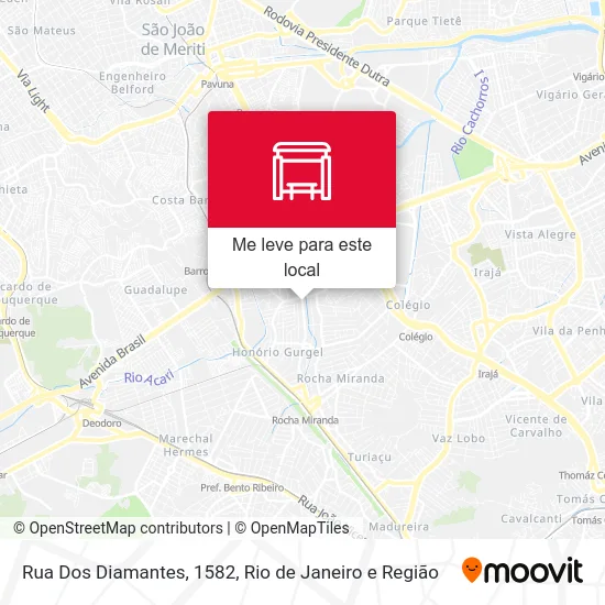 Rua Dos Diamantes, 1582 mapa