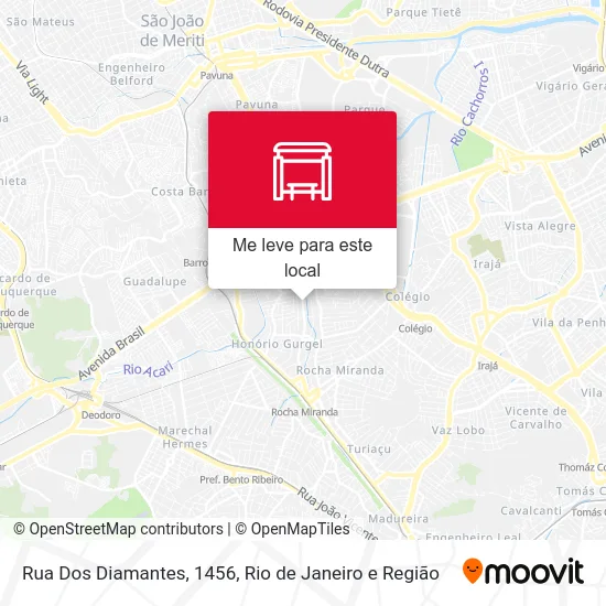 Rua Dos Diamantes, 1456 mapa