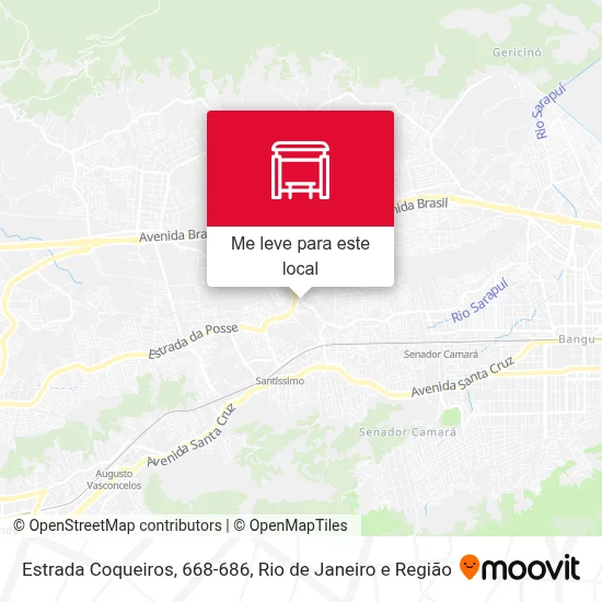 Estrada Coqueiros, 668-686 mapa