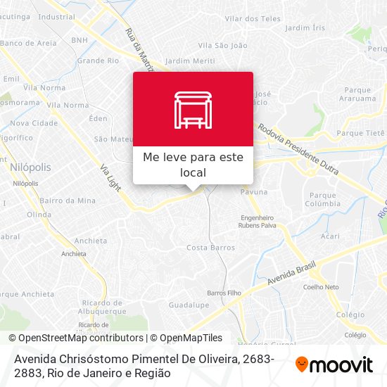 Avenida Chrisóstomo Pimentel De Oliveira, 2683-2883 mapa