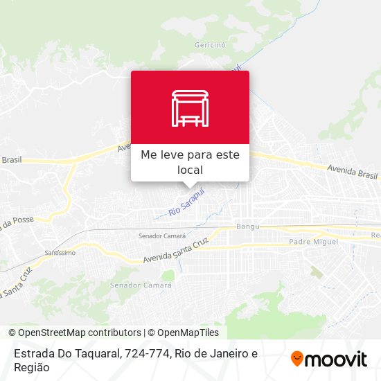 Estrada Do Taquaral, 724-774 mapa