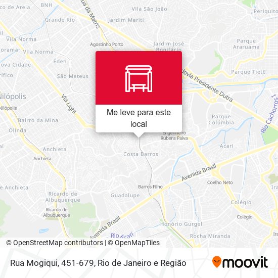 Rua Mogiqui, 451-679 mapa