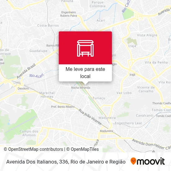 Avenida Dos Italianos, 336 mapa