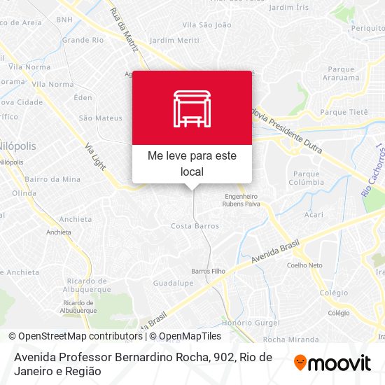 Avenida Professor Bernardino Rocha, 902 mapa