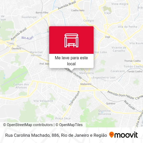 Rua Carolina Machado, 886 mapa
